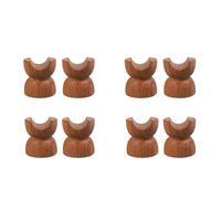Jooehyer 8Pcs HiFi Audio Wood Audio Insulation Wire Bracket Line Support Speaker Cable Stand Holder Audio Cable Absorber Foot Pad