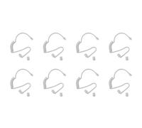 Jooehyer 8X Earphone Accessories Transparent Coil Acoustic Air Tube Earplug for Two-Way Radio Walkie Talkie Earpiece Headset