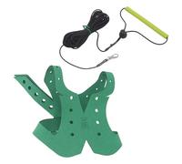 Jooehyer Adjustable Bird Harness and Leash for Parrot Pigeon Flying Anti-Bite Traction Rope Straps Outdoor Carrying Training Green