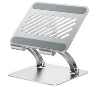 Jooehyer Adjustable Foldable Tablet Holder Stand Dual Rod Desktop Monitor for Laptop Universal