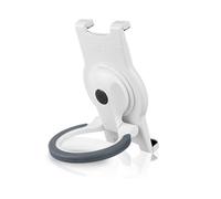 Jooehyer Adjustable Foldable Tablet Stand - Portable Desk Stand with Hand Ring Back Clip