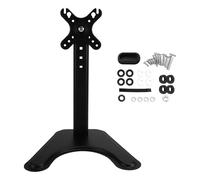 Jooehyer Adjustable Monitor Stand for 14-32 Inch Screens Desk Mount with Large Base Height Adjustable Monitor Arm
