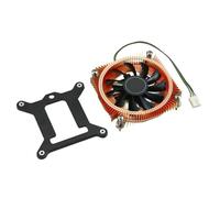 Jooehyer All-Coppe CPU Radiator HTPC Chassis Silent Fan CPU Temperature Control Ultra-Thin Radiator Mini Chassis Easy to Use B