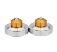 Jooehyer Aluminum Isolation Spike Feet Stand Damper Pad for Hifi Audio AMP Cabinet Speaker Turntable Record