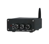 Jooehyer Amplifier ES9023 Decoder Small Desktop Digital 50Wx 2+100W Class D Digital Amplifier