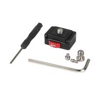 Jooehyer Anti-Shake Mini Quick-Release Mount Kit Sports Camera Quick-Release Kit Suitable for Fill Light Microphone Monitor