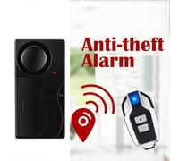 Jooehyer Anti Theft Vibration Window Door Alarm with Remote Control Alarm Sensitivity Adjust for Bike Car Scooter