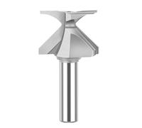 Jooehyer Arc Bending Integrated Forming Knife Router Bits R18*1/2inch Woodworking Circular Bending Grooving Tool for Router Table