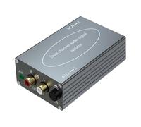 Jooehyer Audio Isolator 2 Noise Reduction Filter Audio Eliminator, Noise Isolator Filer for Theater Audio Stereo Silver Gray