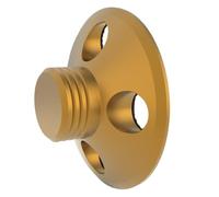 Jooehyer Audio LP Vinyl Record Turntable Stabilizer Metal Construction Reduces Background Noise Weighted Clamp Pad for Record Players Gold