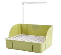 Jooehyer Automatic Circulation Bird Bathtub, Parrot Shower Basin, Large Bird Cleaning Supplies, Bird Shower Green