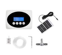 Jooehyer Automatic Plant Watering Device Double Pump Intelligent Drip Irrigation System Water Pump Timer Garden Solar Energy