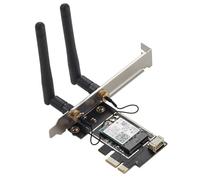 Jooehyer BE200 PCIE WiFi 7 Network Card 5G/6G PCI Express 4.0 X1 Wireless Bluetooth BT5.4 802.11AX Tri-Band 8774Mb for WIN10/11 Replacement Spare Parts