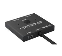 Jooehyer Bi-Directional 8K USB C KVM Switch USB3.1 Type-C Splitter Cable for Video 8K@30Hz 4K@120Hz PD 100w 10Gbps