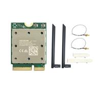 Jooehyer Bluetooth 5.4 WiFi7 Wireless Network Card QCNCM865 Tri Band 2.4G/5G/6Ghz 5800Mbps M. 2 NGFF Network Adapter