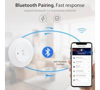 Jooehyer Bluetooth Millimeter Wave Presence Sensor Smart Motion Sensor Light Switch Human Presence Sensor C