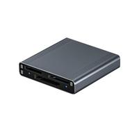 Jooehyer Card Reader Aluminum Alloy for CFexpress Type A/Type B/SD Memory Card Dual Port for Data Transfer Auxiliary Power Supply