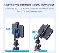 Jooehyer Cold Shoe Mount Camera Mobile Phone Fixed Bracket Vertical Mobile Phone Clamp Clamp Holder for Photography