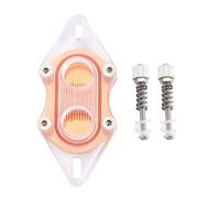 Jooehyer CPU Water Cooling Block Cooler Acrylic Transparent South Bridge Northbridge Block for Computer CPU Block Easy to Use