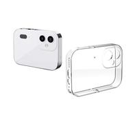 Jooehyer D6 Video Blog Camera 4K HD Digital Camera Camcorder 64MP Night Vision Touch Control Screen Music Player White