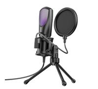 Jooehyer Desktop RGB USB Condenser Microphone Gaming, Live Streaming, Karaoke, Video Conference