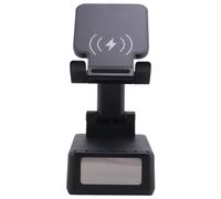 Jooehyer Desktop Three-In-One Wireless Charging Multi-Function Vertical Folding Audio Bluetooth Speaker with Mobile Phone Holder Spare Parts Accessories