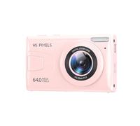 Jooehyer Digital Camera, 4K Children Camera for Photography, 64MP MP3 Player Camera, 2.8Inch IPS Screen, Auto Focus Easy Install Easy to Use (Pink)