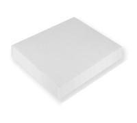 Jooehyer Disposable Dust Vacuum Filter 300pcs Dust Cleaner Replacement Filter Paper Nail Tech Supplies Accessories White