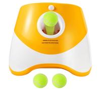 Jooehyer Dog Tennis Launcher Automatic Pet Dogs Chase Toy Mini Tennis Throwing Pinball Machine Rechargeable Fun Interactive Throw