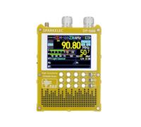 Jooehyer DP-666 TEF6686 Full Band Radio 2.8-Inch IPS Touch Screen High Sensitivity Receiver Full Band FM LW MW SW Radio Yellow
