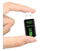 Jooehyer Driver-Free USB Wireless Network Card Router WiFi Network Signal Computer Receiver 5G Dual-Band Gigabit 1300M for PC 1 PCS