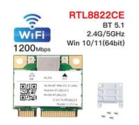 Jooehyer Dual Band Mini Pcie RTL8822CE 1200Mbps WiFi Card Bluetooth 5.1 Wireless Adapter 802.11ac for Laptop/PC Wind 10/11