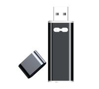 Jooehyer Dual USB2.0 Mini Mp3 with Voice Digital Audio Recorder Mp3 Player WAV 25Hours Recording Plug and Play 32G