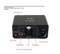 Jooehyer Dynamic Microphone Condenser Mic Amplifier M-20 Audio 48V Phantom Power Charging Black for Live Sound Card Speaker A