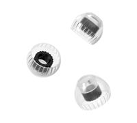 Jooehyer Ear-Tips Eartips Double Support Structure Silicone Earphone 3 Pairs Headphone Headset Earbuds Size L A