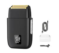 Jooehyer Foil Shaver,Shaver for Men with Ultra-Thin Foil Meshes,IPX7 Waterproof Mens Shaver with 3-Speed Control Black