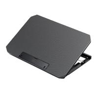 Jooehyer For 12-16 Inch Notebook Gaming Laptop Cooler 2 Fans Cooling Pad Heat Sink Radiator Laptop Stand Wind Black