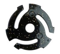 Jooehyer For EP Vinyl Record Turntable Phonograph Adapter LP45 RPM Audio Conversion Base for Vinyl Record Gramophone Black