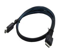 Jooehyer For PCIe Oculink SFF 8611 4I to Mini SAS SFF-8611 4I Server Super Speed Cable Data Extension Male to Male Data Transfer Cord