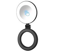 Jooehyer For Selfie Mirror Replacement Light Cell 3-Speed Adjustment Mini Magnetic Pocket Light for Phone Photography