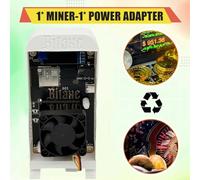 Jooehyer Gamma 601 BTC Solo Lottery Miner 1.2TH/S BM1370 Asic 18-22W Bitcoin Crypto Miner From S21 Pro UK PLUG