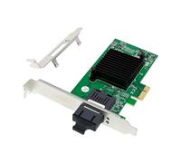 Jooehyer Gigabit Fiber Optic Network Card PCIe X1 82576-F1 Single-Port SC Fiber Gigabit Server NIC for 82580 Chipset NIC