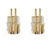 Jooehyer Gold-Plated 0.78mm 2pin Headphone Pin Adapter with Groove for High-Performance Audio Connectivity