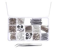 Jooehyer Guitar Repair Screws 9-Piece Set Guitar Accessories Strap Buckle Set Pianist Tools