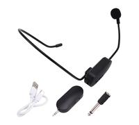 Jooehyer Handheld 2.4G Wireless Microphone Head-Mounted Microphone Volume Amplifier Teaching Loudspeaker for Voice Teaching