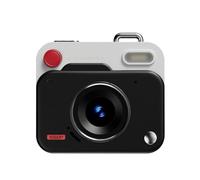 Jooehyer HD CCD Retro Mini Compact Digital Camera 1080P 800W with Screen Outdoor Photography Travel Photography Video Camera,C