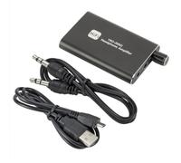 Jooehyer HiFi Rechargeable Headphone Amplifier Portable AMP 3.5mm AUX Audio Cable Audio Two-Stage Gain Switch