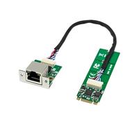 Jooehyer I225V M. 2 B+M KEY to Single Port 2.5G Copper Cable M. 2 B+M KEY to Single Port Wired Network Card I225V B3 Ethernet