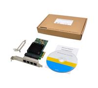Jooehyer I350-T4 PCI-E X4 Gigabit Server Network Card Four-Port RJ45 Gigabit Industrial Vision Server Network Card Easy to Use