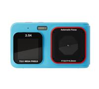 Jooehyer Kids Mini Digital Camera 2.5K HD 72MP Dual Screen High-Definition Pixel Camera 16X Zoom Monocular Cameras with MP3 A